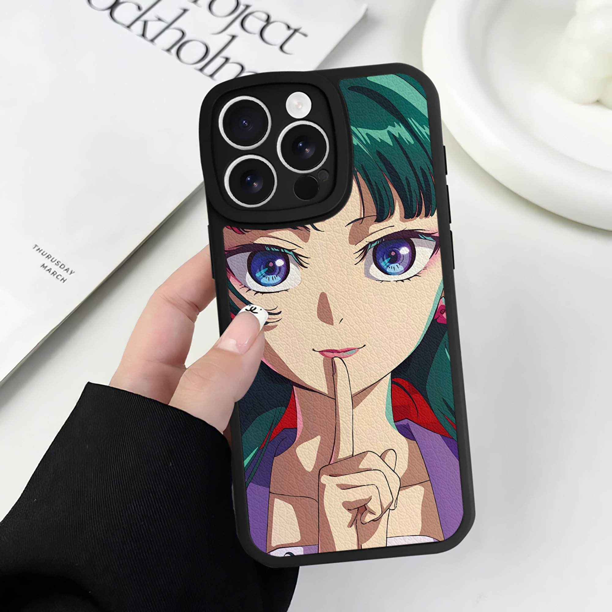 薬屋のひとりごと The Apothecary Diaries 【iPhone 16シリーズ対応】シリコンスマホケース（レザー調） 材質：シリコン